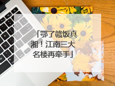 鄂了赣饭真湘！江南三大名楼再牵手