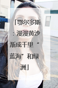 鄂尔多斯：漫漫黄沙渐成千里“蓝海”和绿洲