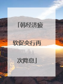 韩经济疲软促央行再次降息
