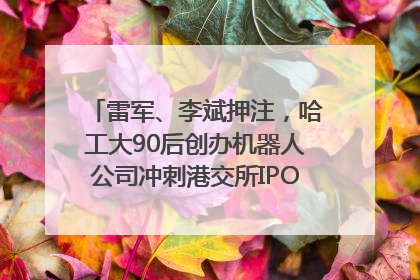 雷军、李斌押注，哈工大90后创办机器人公司冲刺港交所IPO｜IPO直通车