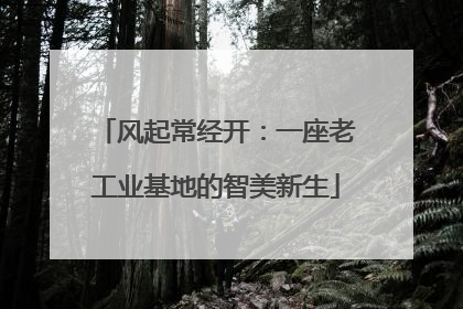 风起常经开：一座老工业基地的智美新生