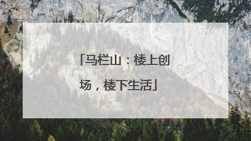 马栏山：楼上创场，楼下生活