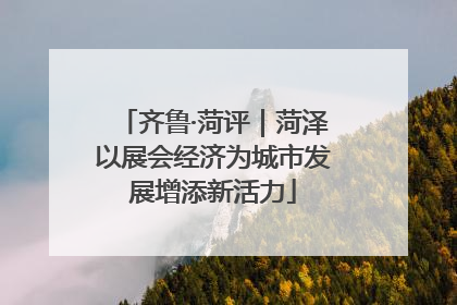 齐鲁·菏评｜菏泽以展会经济为城市发展增添新活力
