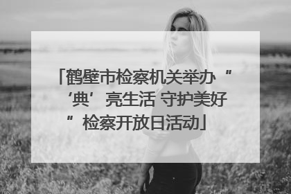 鹤壁市检察机关举办“‘典’亮生活 守护美好”检察开放日活动