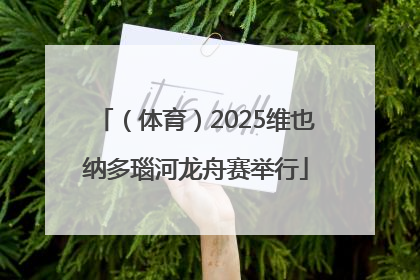 （体育）2025维也纳多瑙河龙舟赛举行