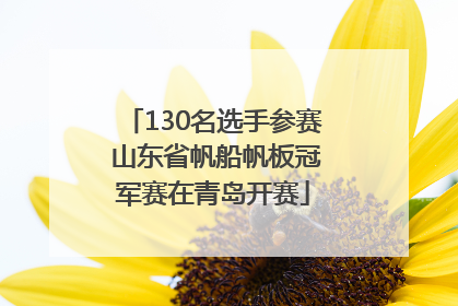 130名选手参赛 山东省帆船帆板冠军赛在青岛开赛