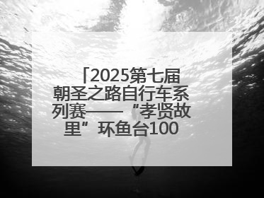 2025第七届朝圣之路自行车系列赛——“孝贤故里”环鱼台100公里挑战赛启幕