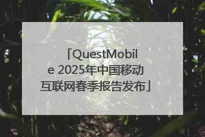 QuestMobile 2025年中国移动互联网春季报告发布